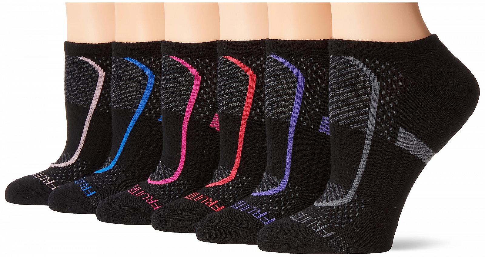 Шкарпетки Fruit of the Loom Coolzone No Show with Tab (6 пар), фото №1