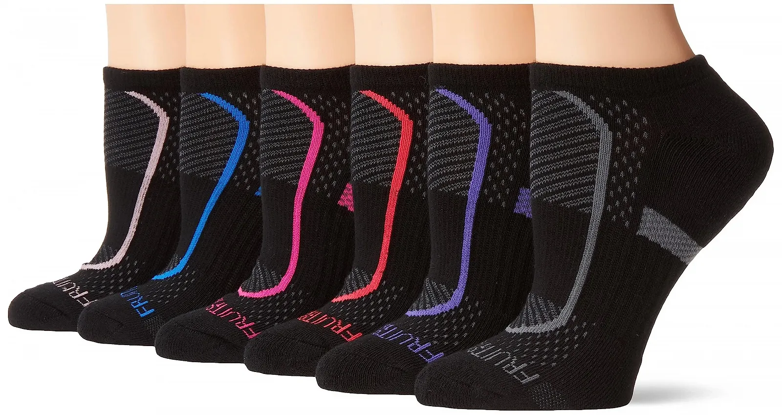 Шкарпетки Fruit of the Loom Coolzone No Show with Tab (6 пар), фото №1