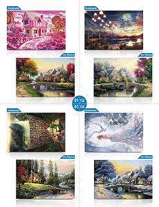 Набір міні-пазлів LinPuzzle 150 елементів 4 шт. synthetic.ua - Фото 1