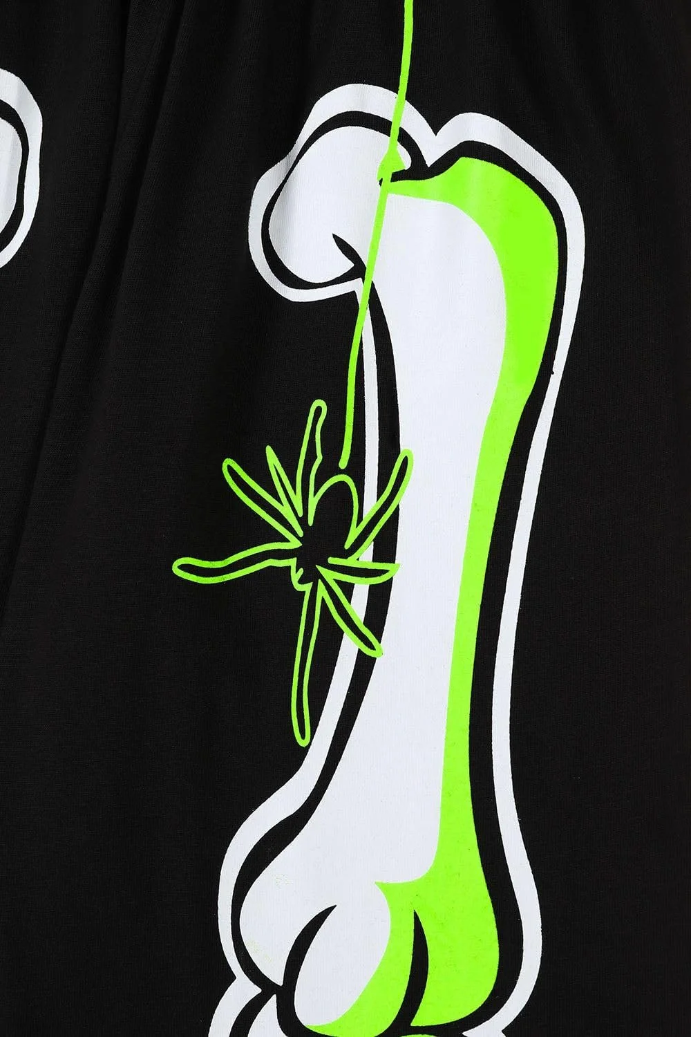 Унісекс піжама з довгими рукавами Скелет, що світиться в темряві для хлопчиків та дівчаток, фото №7