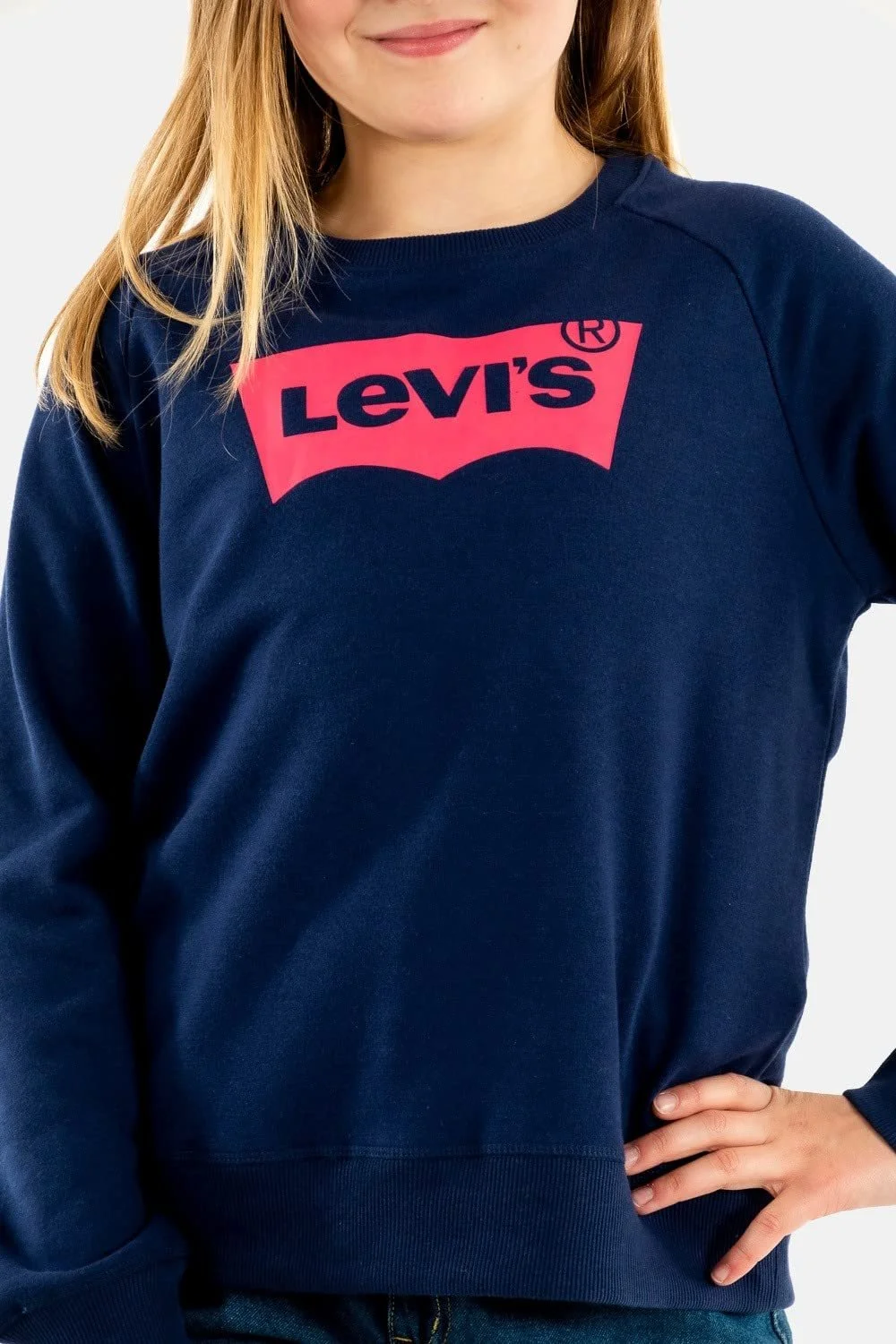 Толстовка Levi's Kids Lvg Key Item Logo Crew для дівчат, фото №3