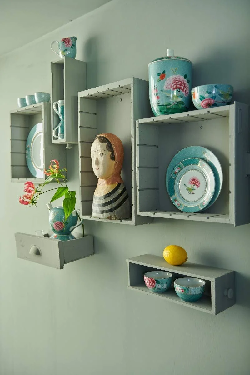 Миска Pip Studio Blushing Birds Синяя 15 см, фото №2