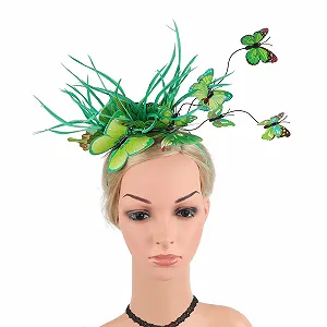 Обруч для волос Бабочка с разноцветными бабочками synthetic.ua - Фото 1