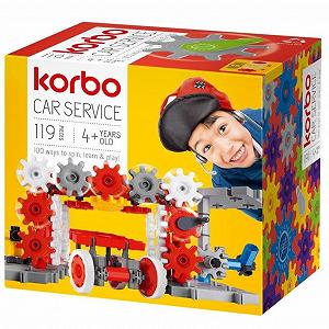 Конструктор Korbo Car service 119 деталей 65910 - Фото 1