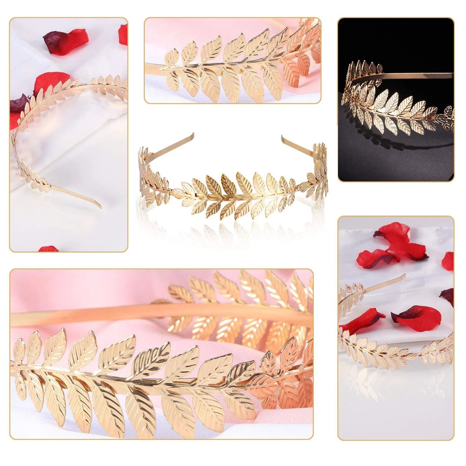 Обруч для волосся XCOZU в стилі римської богині, жіночий, фото №3 Обруч для волосся XCOZU в стилі римської богині, жіночий, фото №3