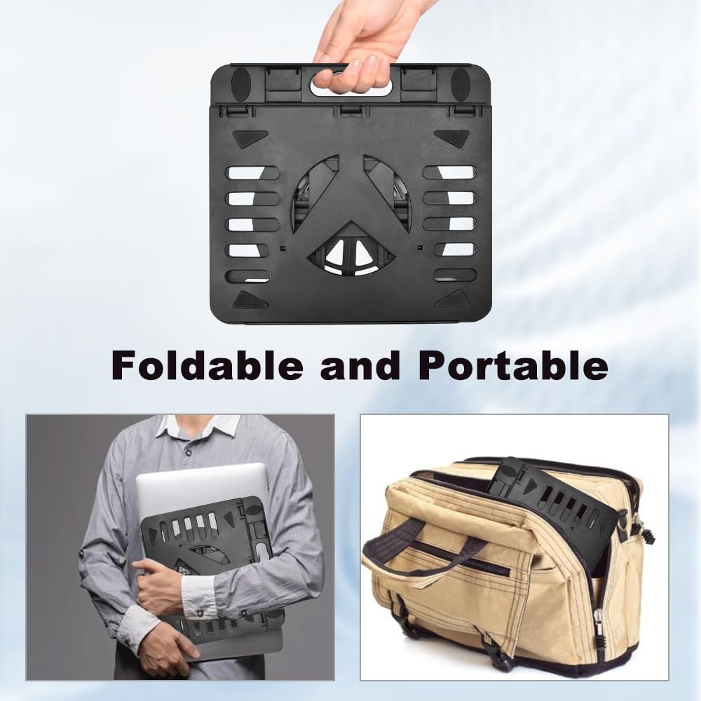 Подставка для ноутбука складная 8 уровней регулировки Черная подставка для ноутбука ABS Держатель для ноутбука вентилируемый Эргономичный держатель для ноутбука с настольной подставкой для мобильного телефона, фото №8 Подставка для ноутбука складная 8 уровней регулировки Черная подставка для ноутбука ABS Держатель для ноутбука вентилируемый Эргономичный держатель для ноутбука с настольной подставкой для мобильного телефона, фото №8