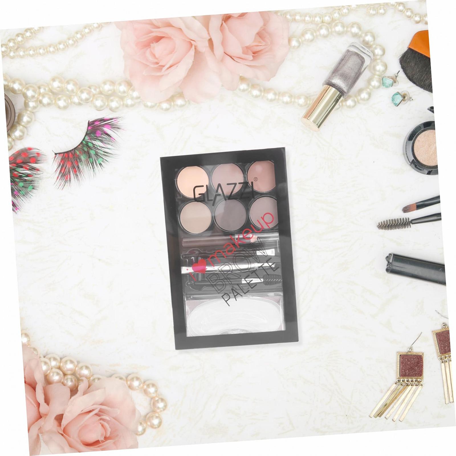 Beavorty 6 Sets Набір для брів Жіночий Пудра для брів Пензлик для брів, фото №5