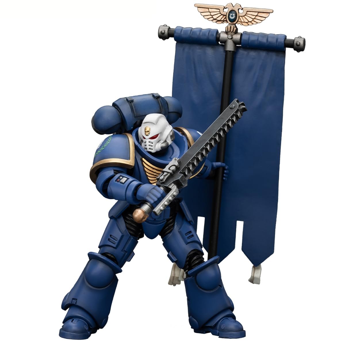 Фигурка JOYTOY Warhammer 40,000 1/18 Ultramarines Heroes of The Chapter Primaris Ancient Posca, фото №3
