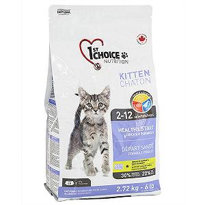 Сухий корм 1st Choice Kitten Healthy Start для кішок всіх порід 2.72 кг 65672290036