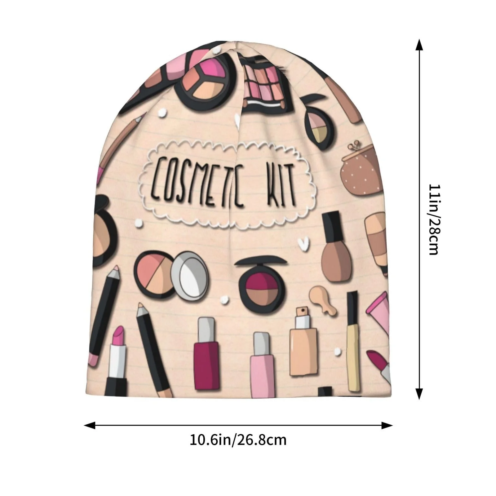 В'язана шапка Musics Unisex із принтом, фото №4