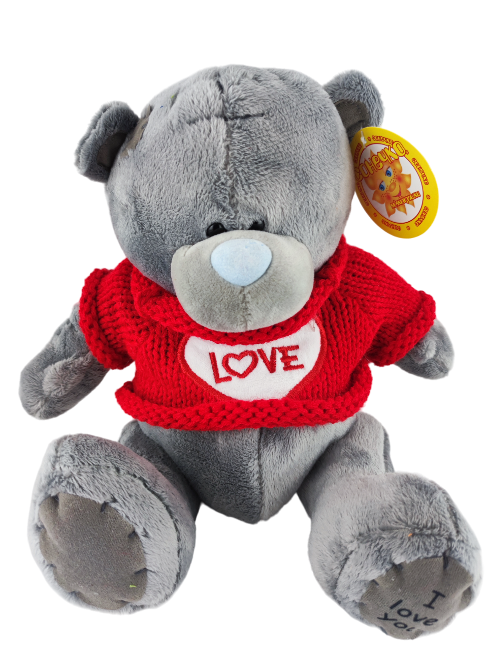 Мягкая игрушка Мишка Тедди в красном свитере 25см 159591, фото №1 Мягкая игрушка Мишка Тедди в красном свитере 25см 159591, фото №1
