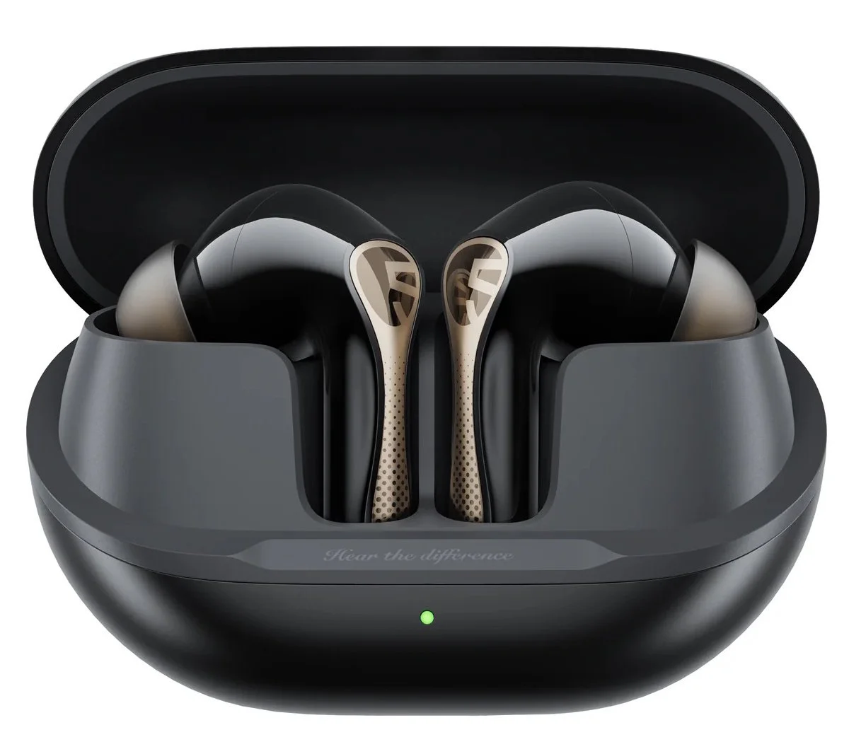 Беспроводные наушники SoundPEATS Air5 Pro+ xMEMS Qualcomm aptX Lossless LDAC Black, фото №1