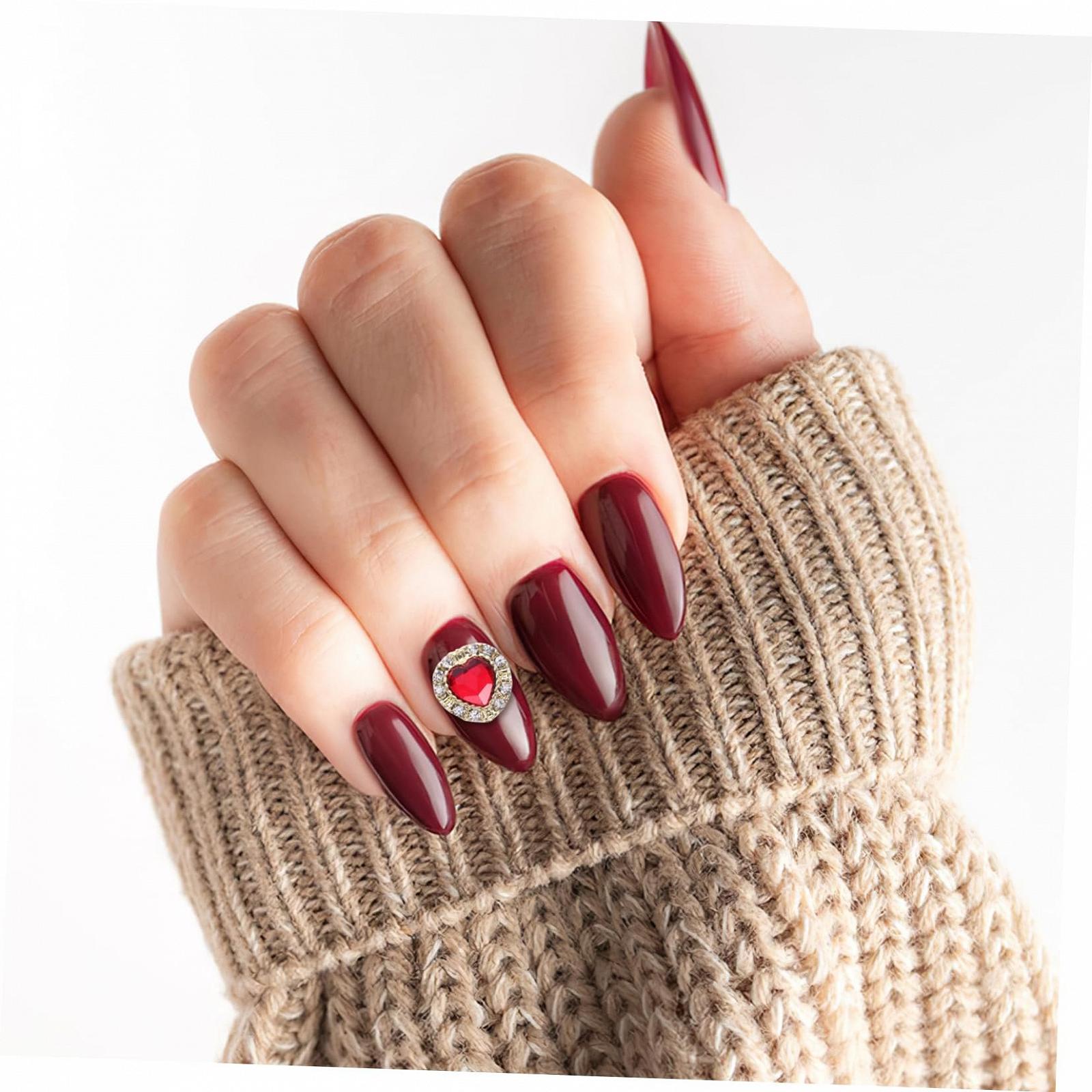 Украшение для ногтей Сердце Инопланетянин FRCOLOR, 10 шт, фото №6