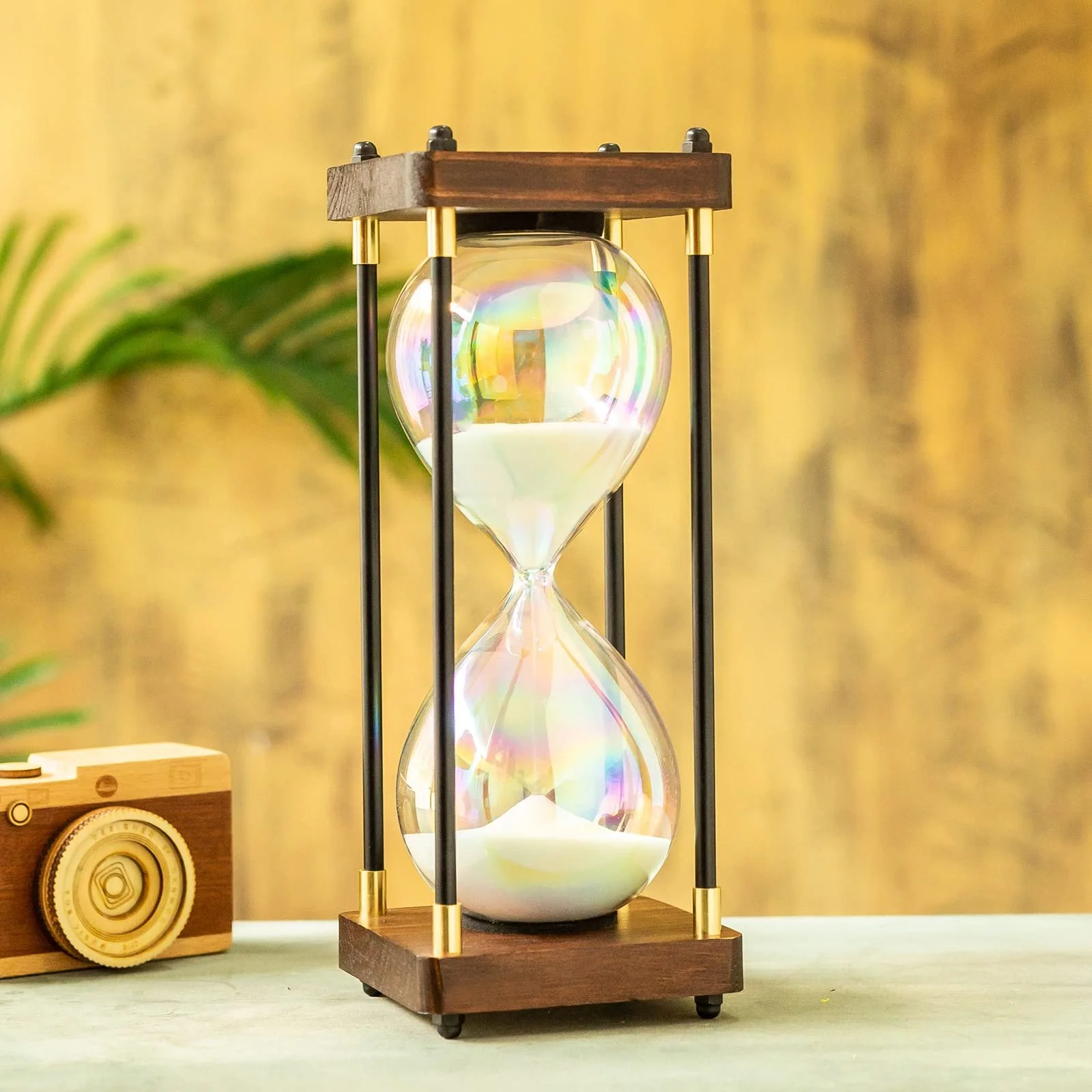 Пісочний годинник Rainbow Glass 60 хвилин Білий, фото №3