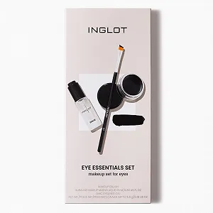Набір Inglot Essentials Eye Make-Up Set Кремовий Делікатний Довготривалий Чорний synthetic.ua - Фото 1
