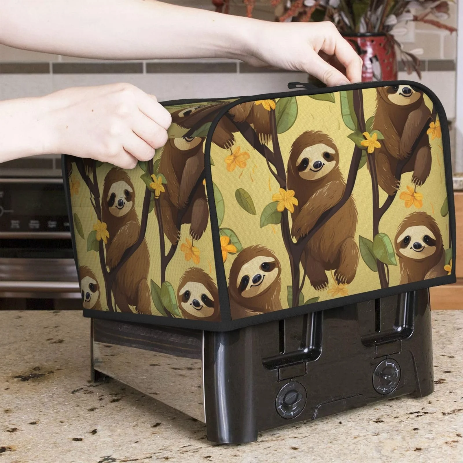 Чохол для тостера на 4 скибочки з двома кишенями, фото №5 Чохол для тостера на 4 скибочки з двома кишенями, фото №5