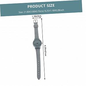 Стильные часы Healvian для девочек, повседневные часы с ремешком, простые наручные часы, универсальный дизайн, удобный ремешок из искусственной кожи synthetic.ua - Фото 1