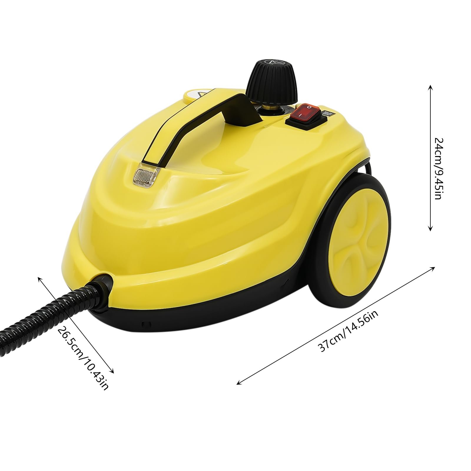 Пароочиститель 2000W, давление пара 5 бар, горячий пар 1600C, бак 1.8л, 16-в-1 аксессуары, фото №2