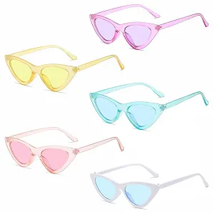 Солнцезащитные очки KOQAIIZ Женские Набор 5 шт Винтажные Разноцветные - Фото 1