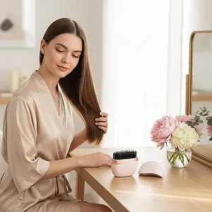 Портативный выпрямитель для волос 2000 mAh 3 температурных режима synthetic.ua - Фото 1