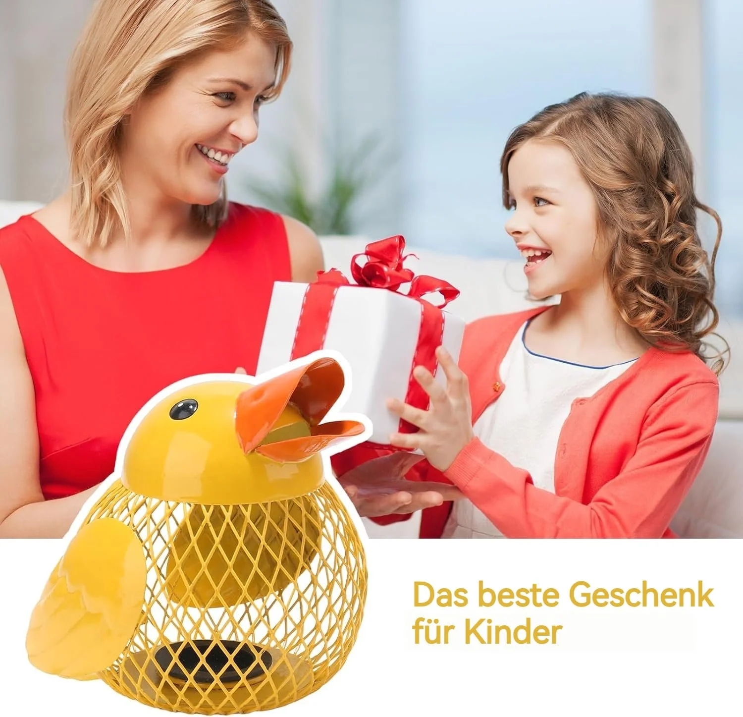 Скарбничка Mloarts металева у формі курчати та качки, фото №6