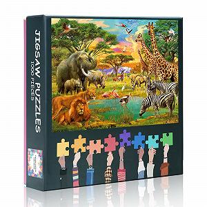 Пазл Тварини Африки Джунглі 1000 деталей 50 x 70 см - Фото 1