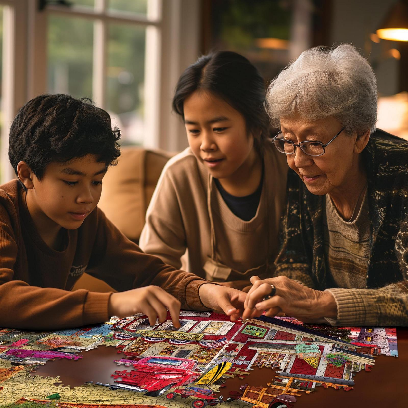 Пазл White Mountain The Trading Post 1000 елементів 61 x 76 см, фото №5