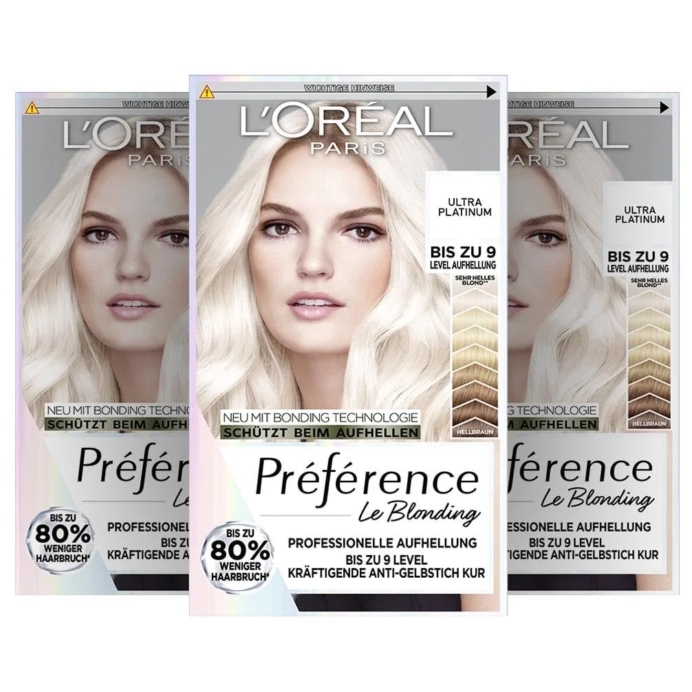Фарба для волосся L'Oréal Paris Préférence Відтінок 9L Світлий платиновий блонд, фото №1 Фарба для волосся L'Oréal Paris Préférence Відтінок 9L Світлий платиновий блонд, фото №1