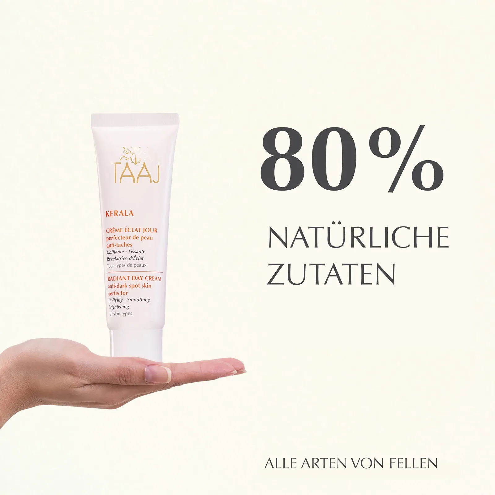 Денний крем Taaj Kerala Radiant SPF15 50 мл, фото №4