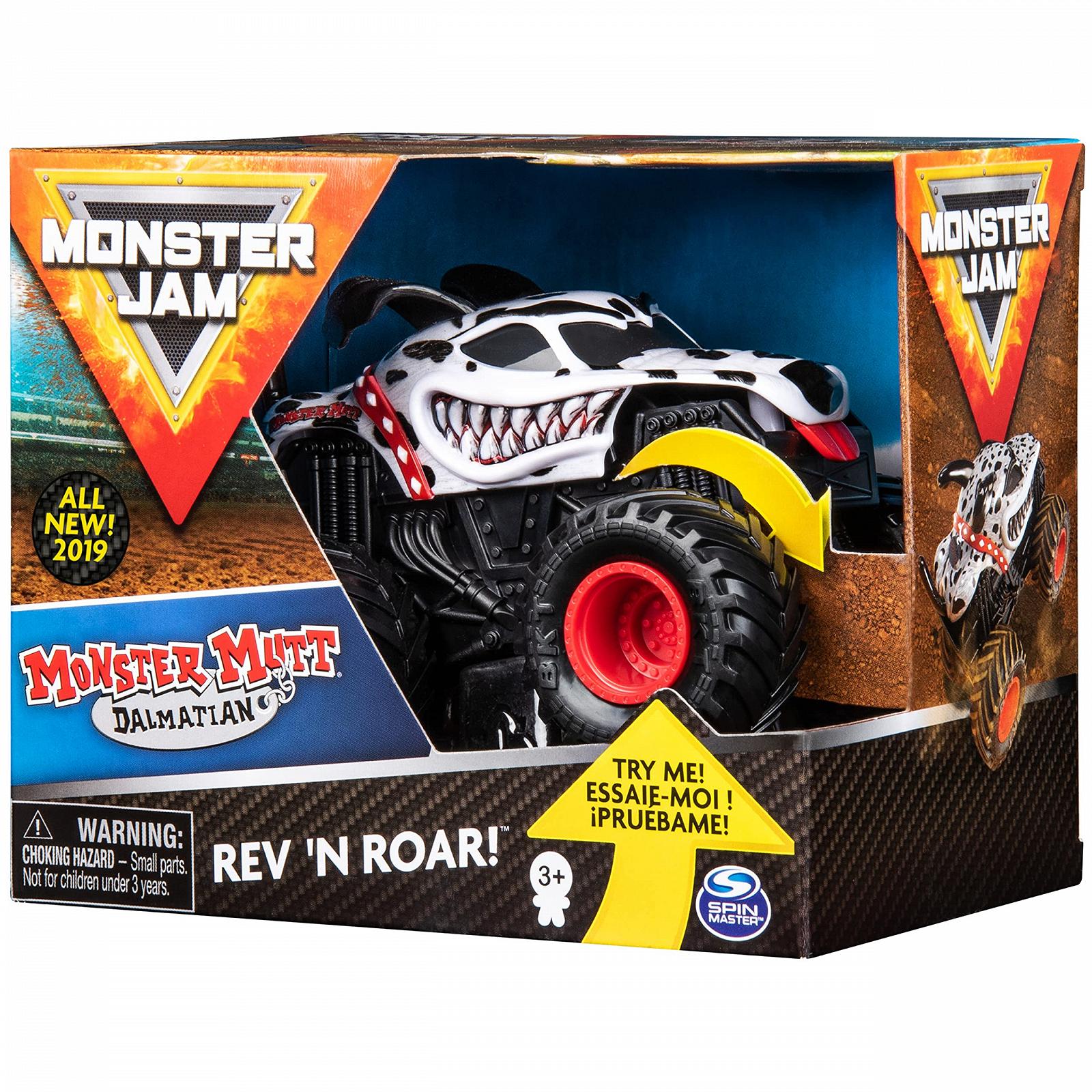 Играшкова машина Monster Jam Original Rev 'N Roar Monster Truck з ефектом звуків Масштаб 1:43 (різні дизайни), фото №7