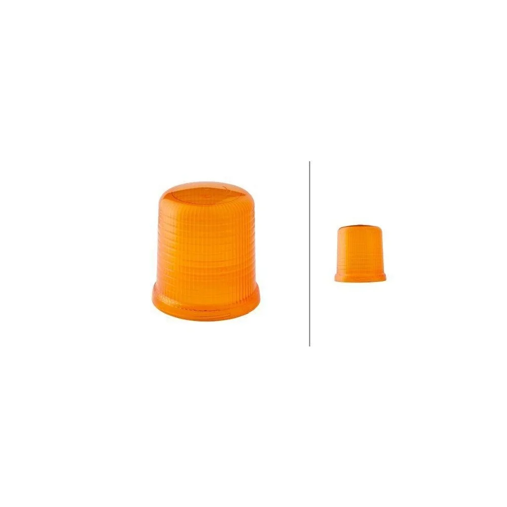 Стеклянный плафон, проблесковый маячок HELLA 9EL 855 097-001 для AUDI AUWÄRTER FIAT MAN, фото №1