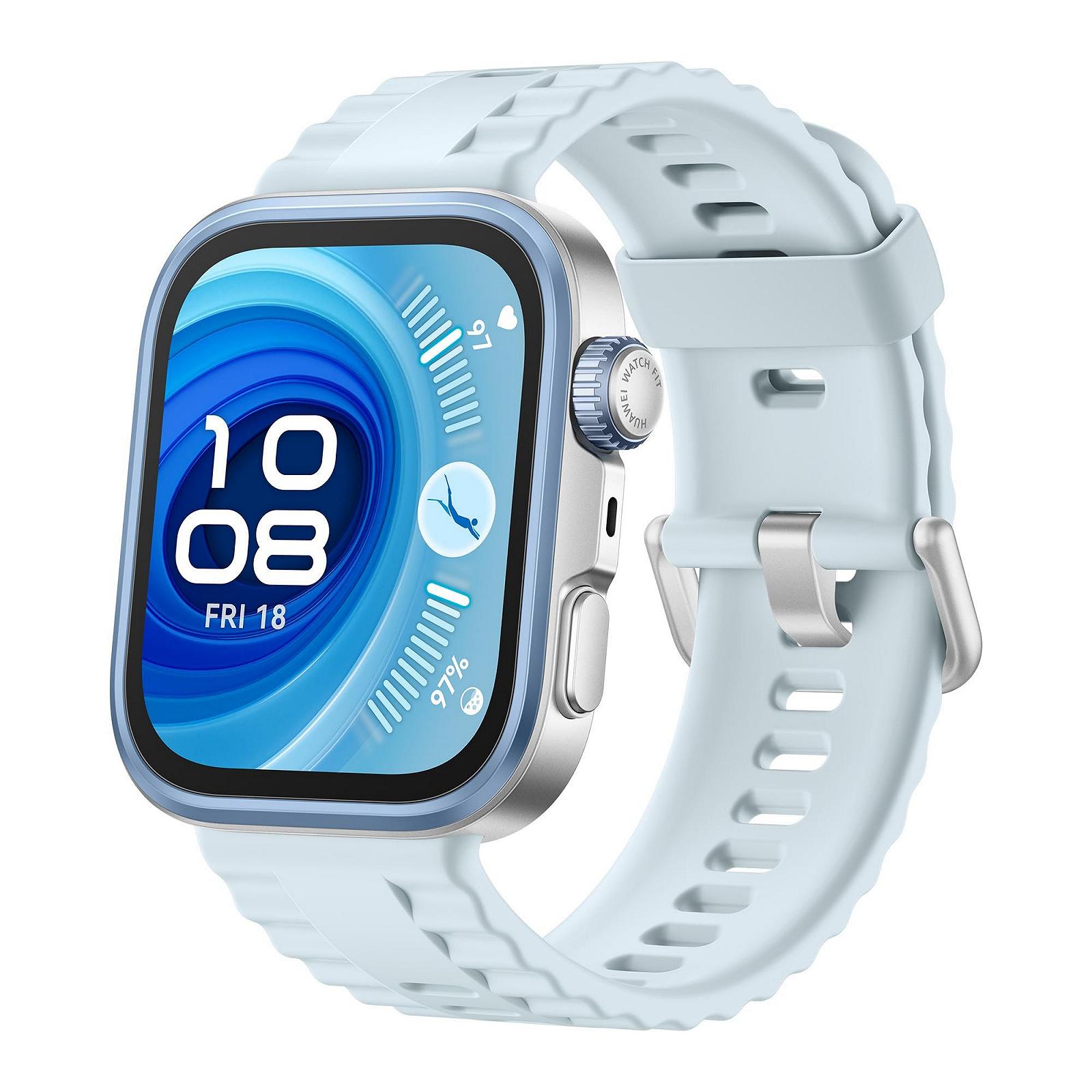 Смарт-часы HUAWEI Watch FIT 4 Pro, спортивный фитнес-трекер, GPS, 5ATM водонепроницаемость, ЭКГ, до 10 дней работы от батареи, сапфировое стекло, синий, фото №1