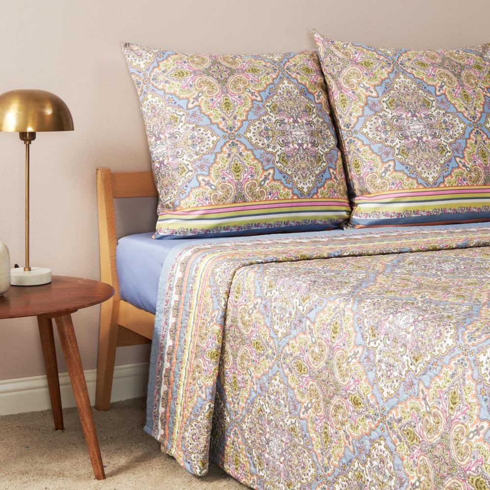 Покривало Bassetti Marechiaro 9328501 Бавовна Лаванда L1 265 x 255 см, фото №3 Покривало Bassetti Marechiaro 9328501 Бавовна Лаванда L1 265 x 255 см, фото №3