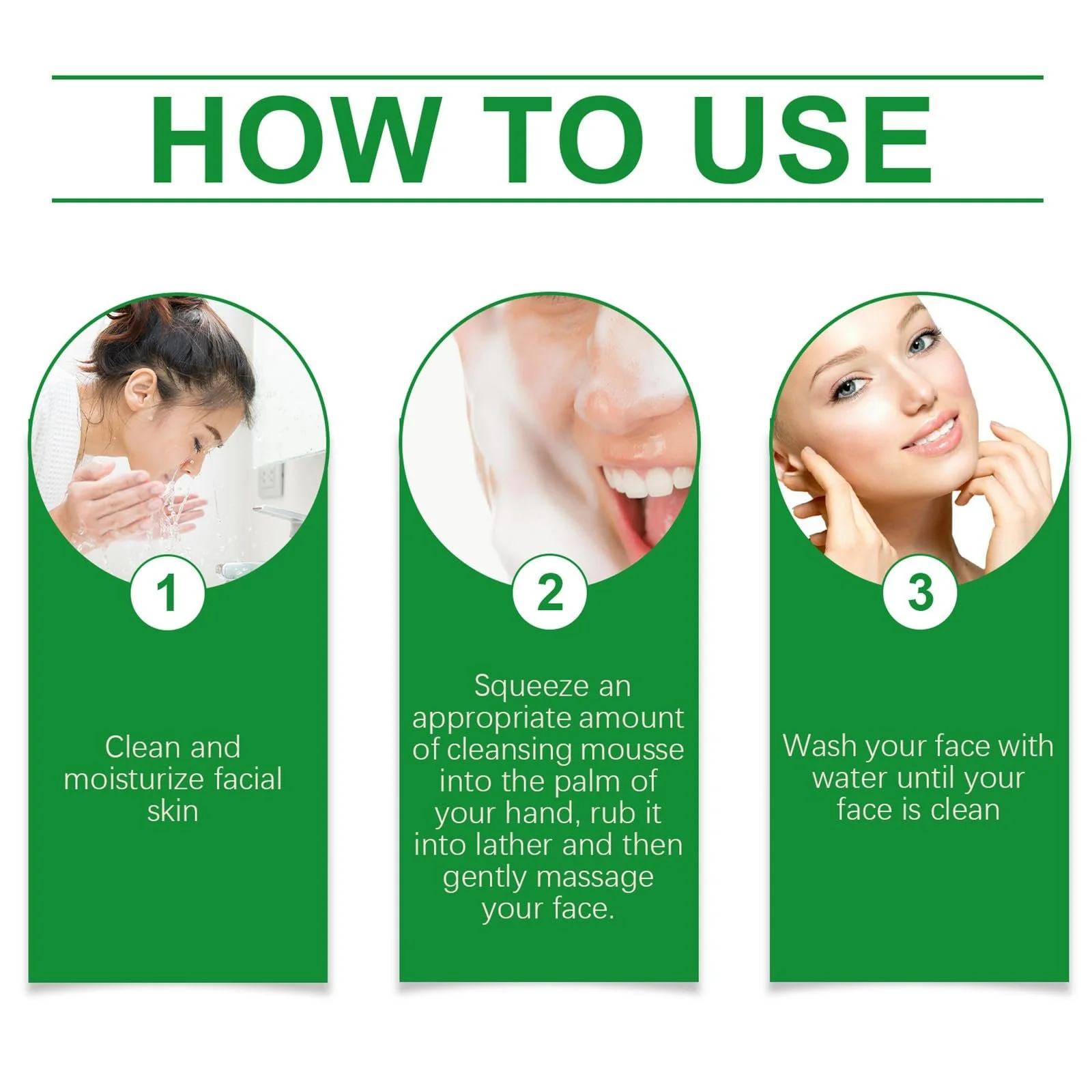 Пінка для вмивання Aloe з екстрактом алое, для глибокого очищення, зволоження, для всіх типів шкіри, фото №7