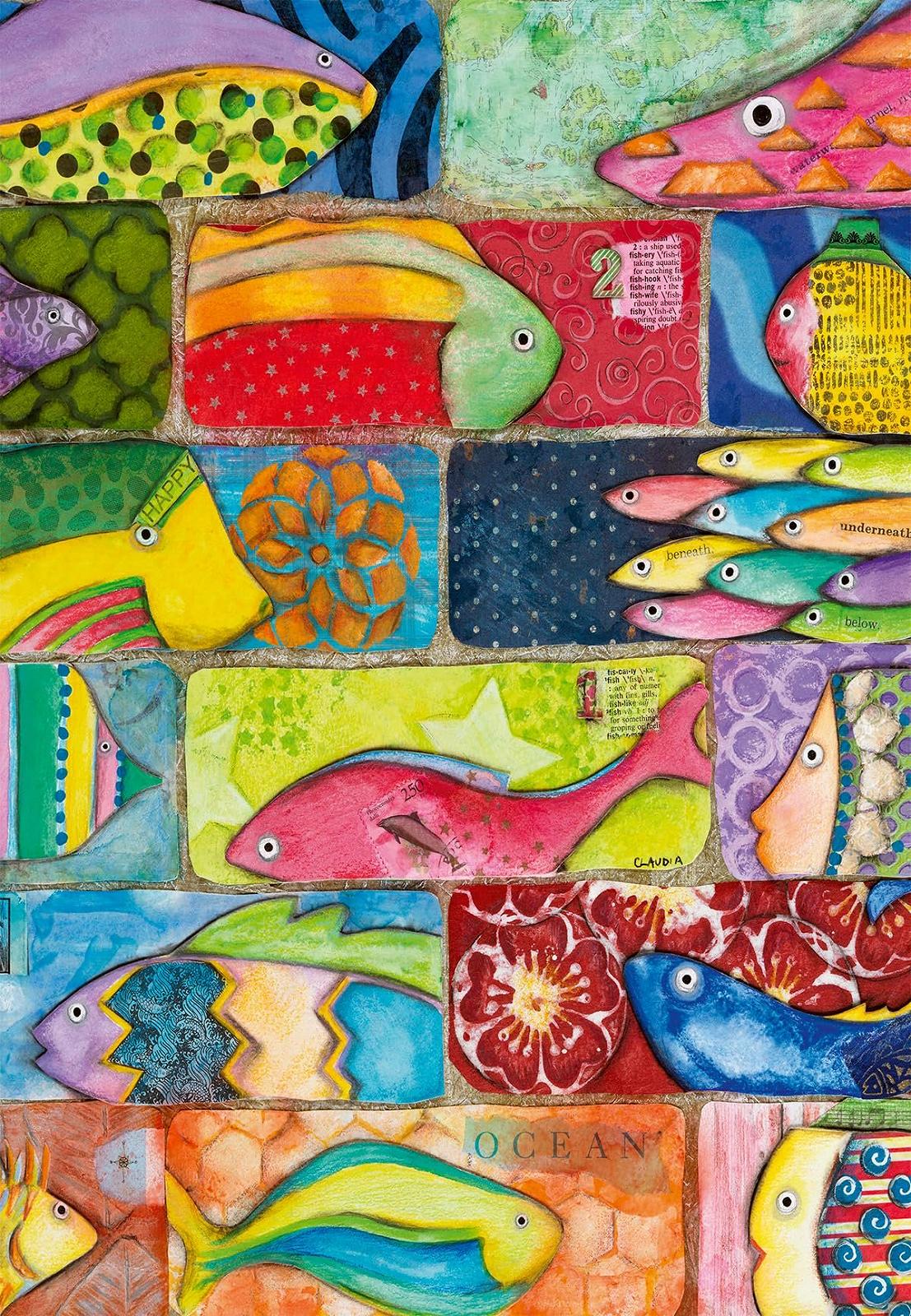 Пазл Ravensburger Puzzle Moment Splashy Fish Tiles 12001328 300 элементов, фото №1 Пазл Ravensburger Puzzle Moment Splashy Fish Tiles 12001328 300 элементов, фото №1