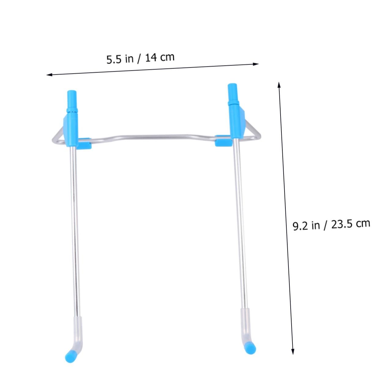 Підставка для ноутбука алюмінієва складана з регулюванням висоти портативна легка для офісу дому подорожей та вулиці в синьому кольорі зі стабільною конструкцією та захистом від подряпин, фото №9