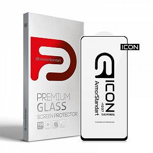 Захисне скло Armorstandart Icon для Xiaomi Poco M4 Pro Black ARM60935 - Фото 1
