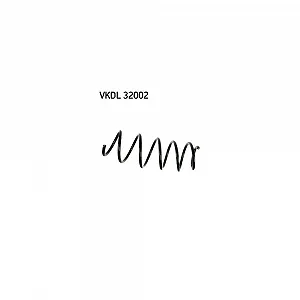 Пружина підвіски SKF VKDL 32002 для FIAT, передня вісь - Фото 1