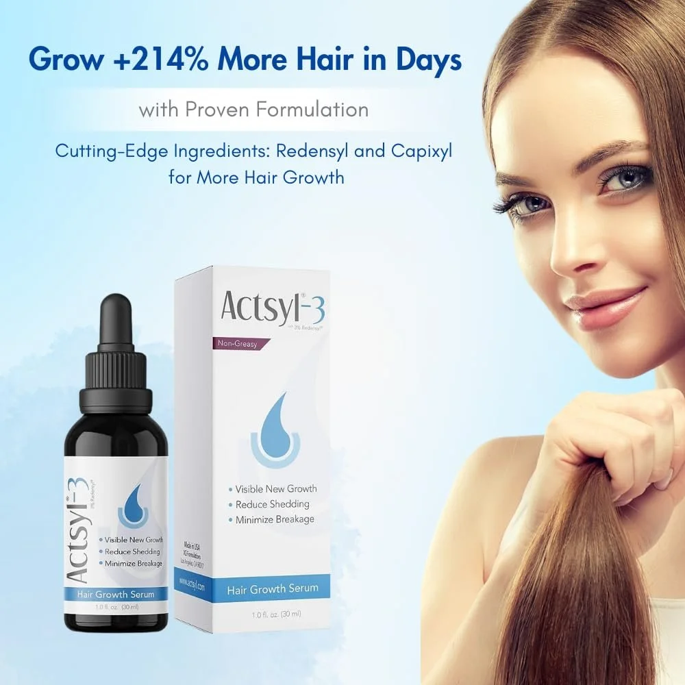 Сироватка для росту волосся Actsyl -3 з Redensyl, фото №8