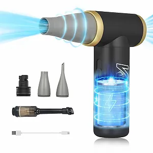 Електрична повітродувка Kica JetFan 2 Kit 2-в-1 101,000 rpm Black - Фото 1