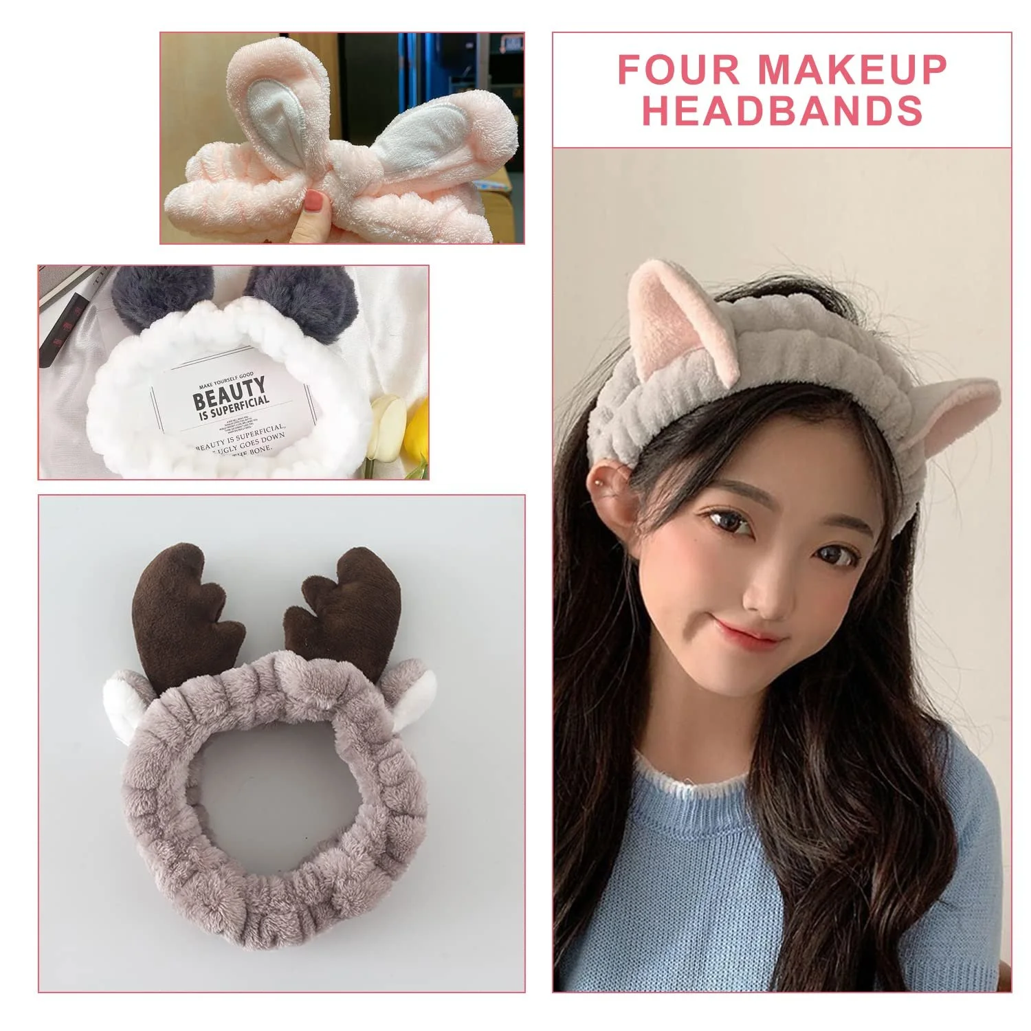 Плюшевые повязки для волос, фото №3