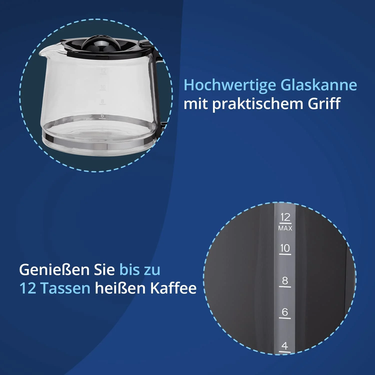 Кофеварка фильтрационная KHG KA-186SE 1.5 л 1000 Вт Черная, фото №5