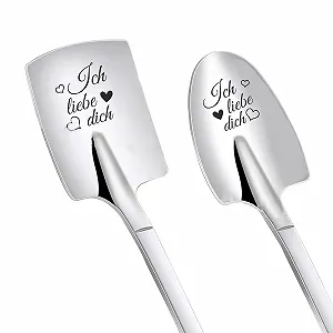 Ложка з гравіюванням Ich Liebe Dich 2 шт. - Фото 1