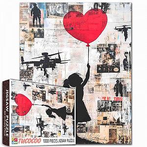 Пазл Tucocoo Banksy Girls Red Balloon 1000 деталей - Фото 1