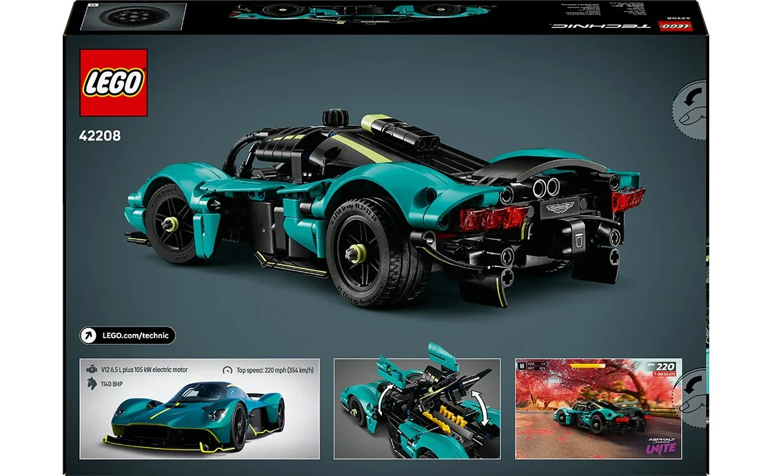 Конструктор Лего LEGO Technic Aston Martin Valkyrie Астон Мартін Валькірія(42208), фото №2