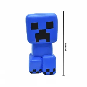 Сквіш-іграшка Minecraft Mega SquishMe Super Charged Creeper 15 х 9 х 9 см synthetic.ua - Фото 1
