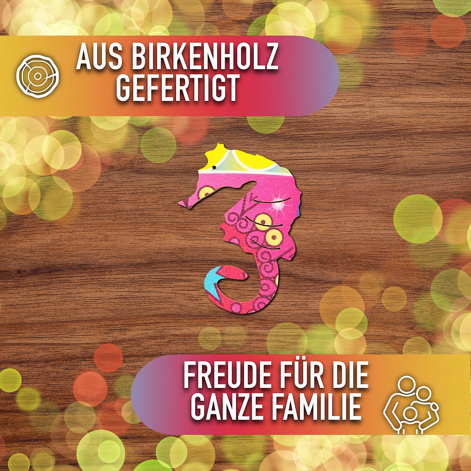 Пазл деревянный Dancing Dolphin Дельфин 285 элементов XL, фото №5