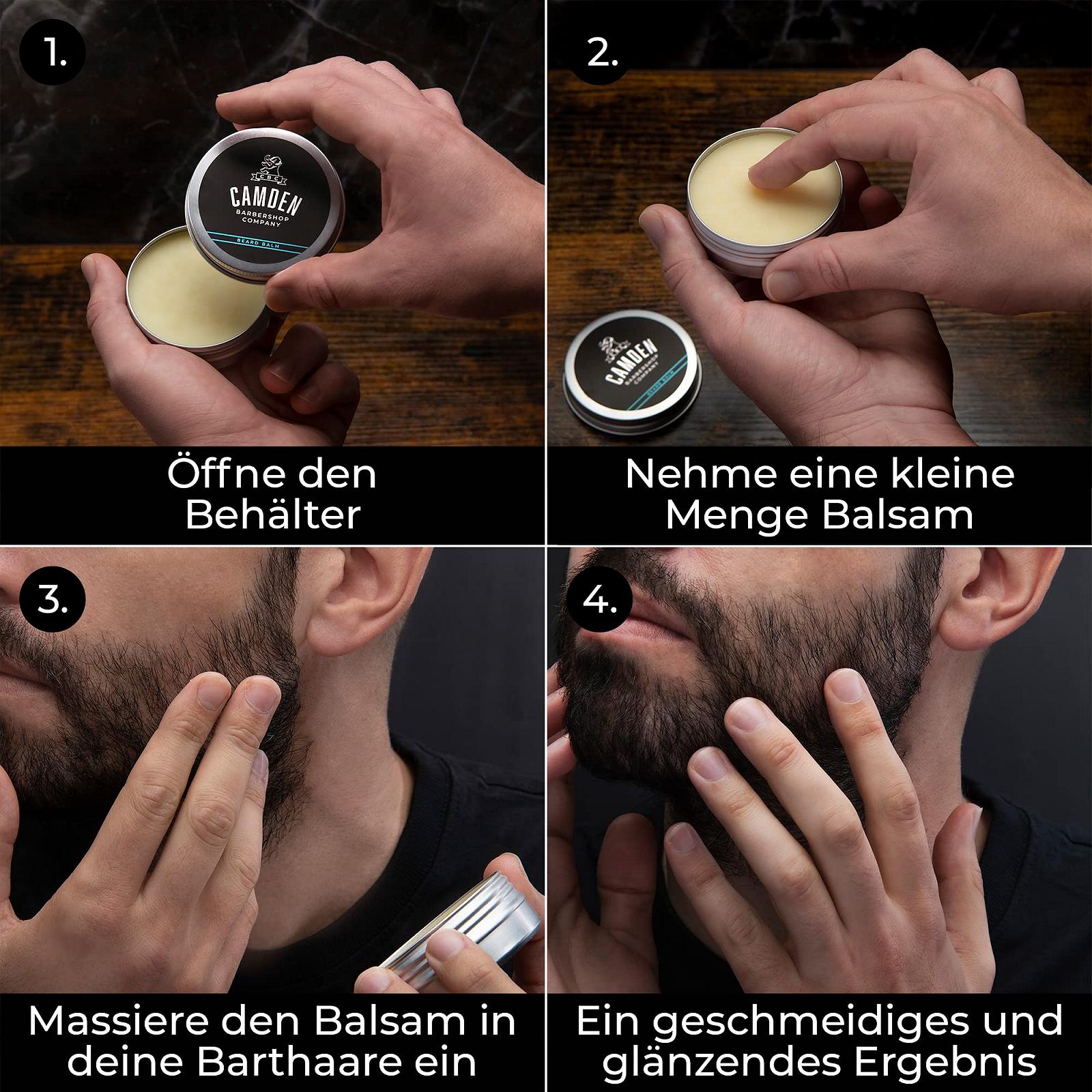 Бальзам Camden Barbershop Company ORIGINAL 100% Natural Beard Care for Men, фото №3