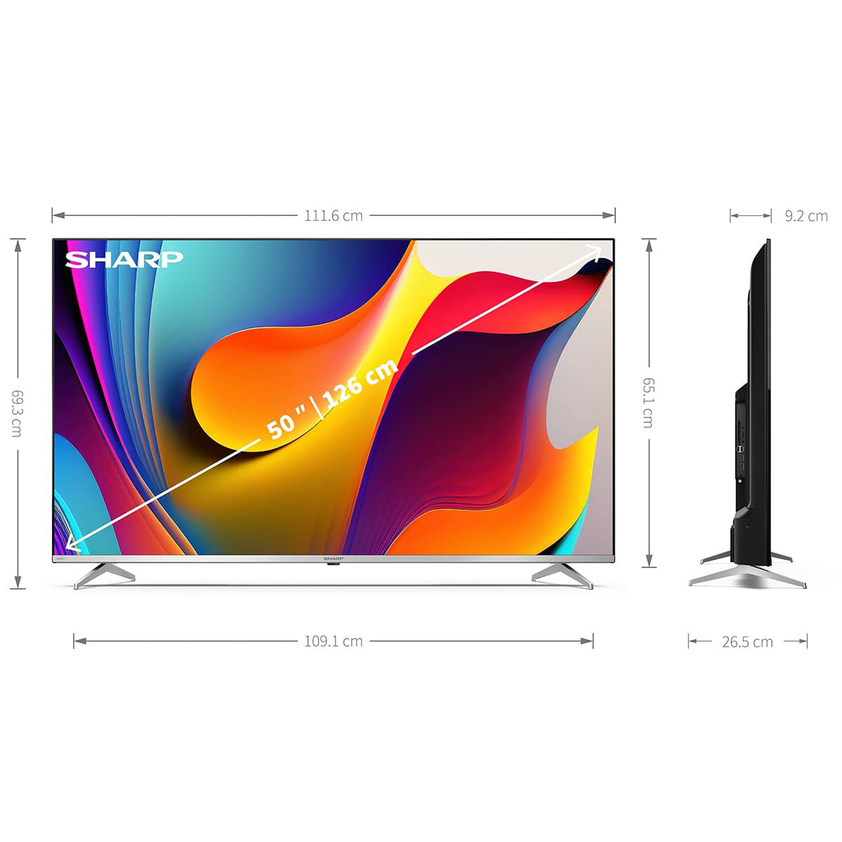 Телевізор Sharp 50FP1EA (4T-C50FP1EL2AB), фото №2 Телевізор Sharp 50FP1EA (4T-C50FP1EL2AB), фото №2