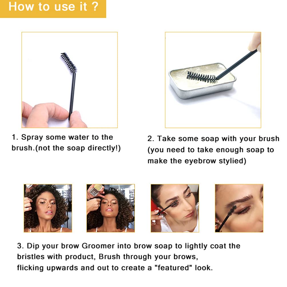 Образец Beaupretty Augenbrauen-styling-wachs Augenbrauenbalsam Воск Мыло Крем, фото №4